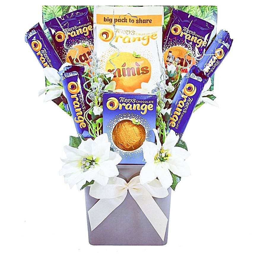Xmas Special Orange Chocolate Bouquet