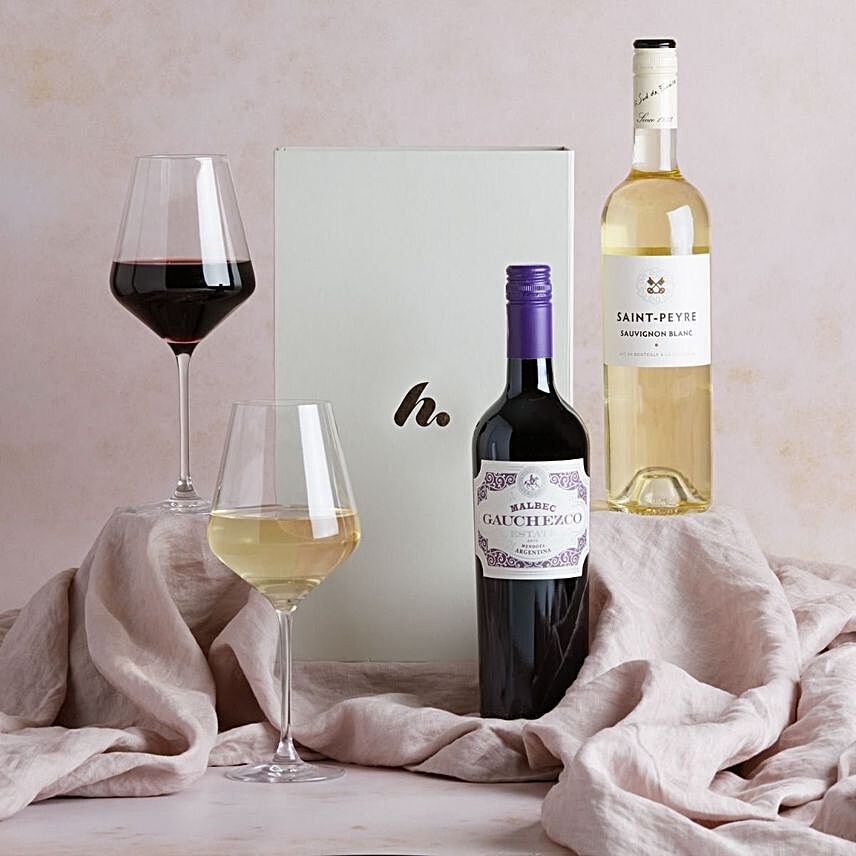 Wine Duo Gift Box:Father's Day Presents to UK
