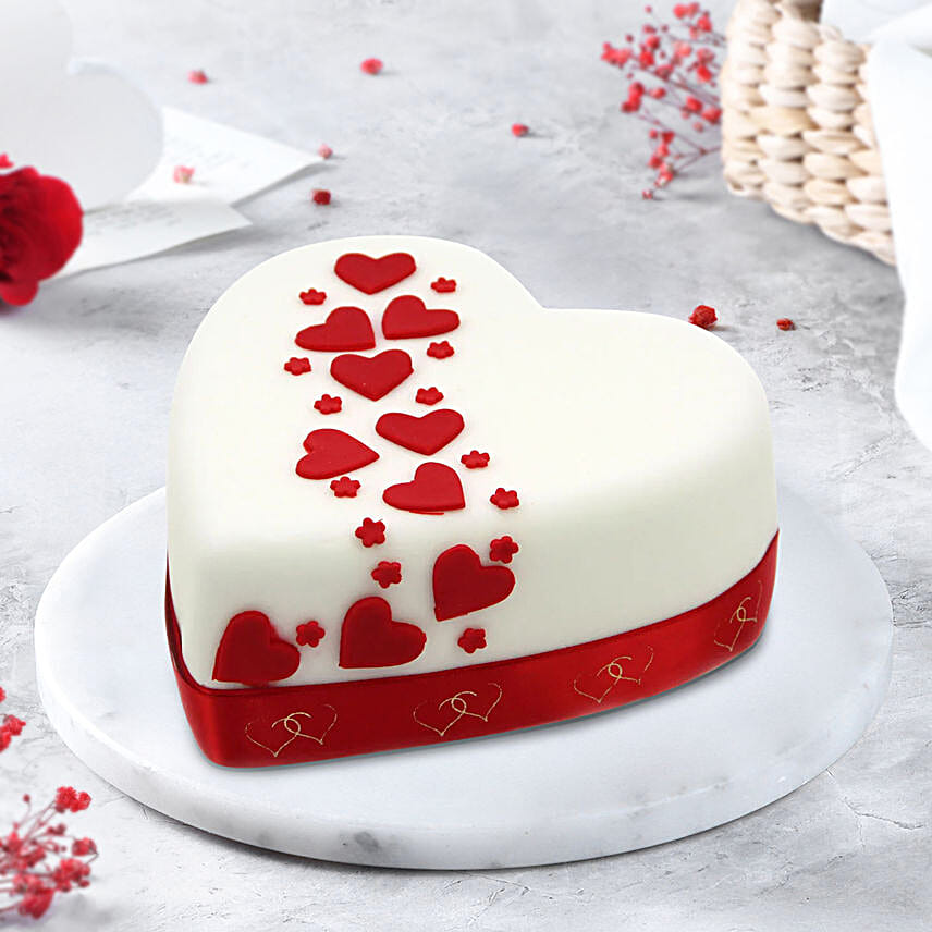 Hearts And Stars Cake