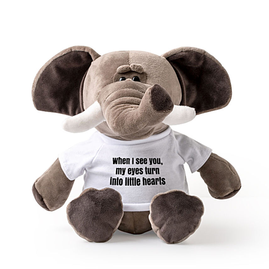 Personalised Stuffed Elephant:Gifts for Kids to London