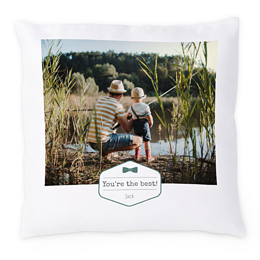 Personalised You Are The Best Cushion