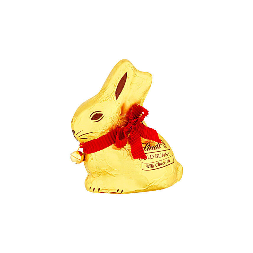 Easter Lindt Gold Bunny Milk Chocolate:Send Easter Gifts to UK