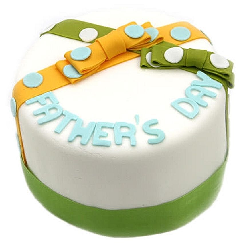 Bows And Dots Dad Chocolate Cake 1 Kg