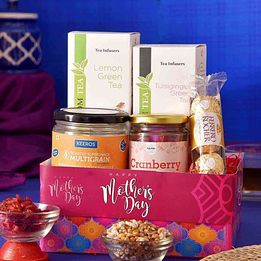 Irresistible Munchies Health Hamper:Send Mothers Day Gifts to UK