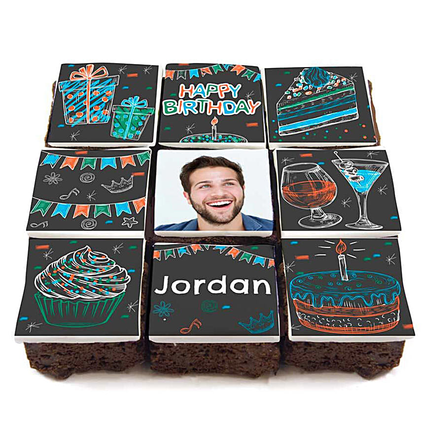 Chalkboard Brownies 9 Pcs