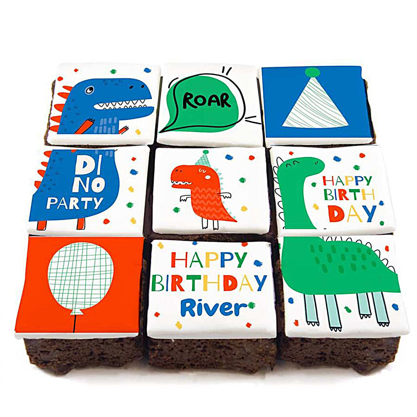 Dino Brownies 9 Pcs