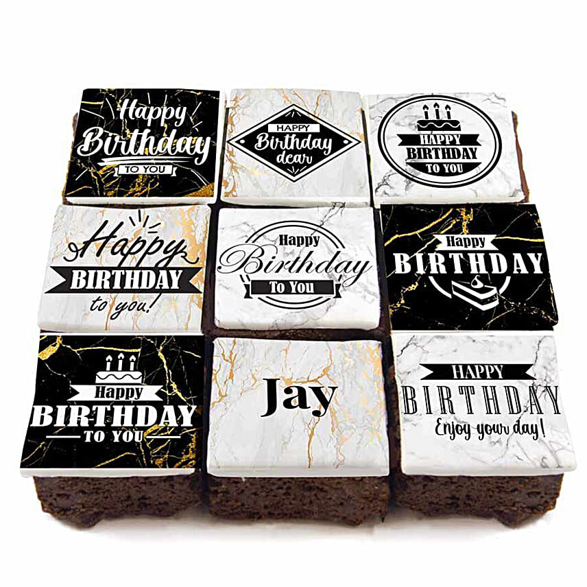 Marble Brownies 9 Pcs