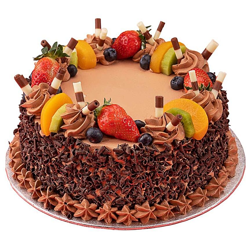 Chocolate Fruit Overload Cake