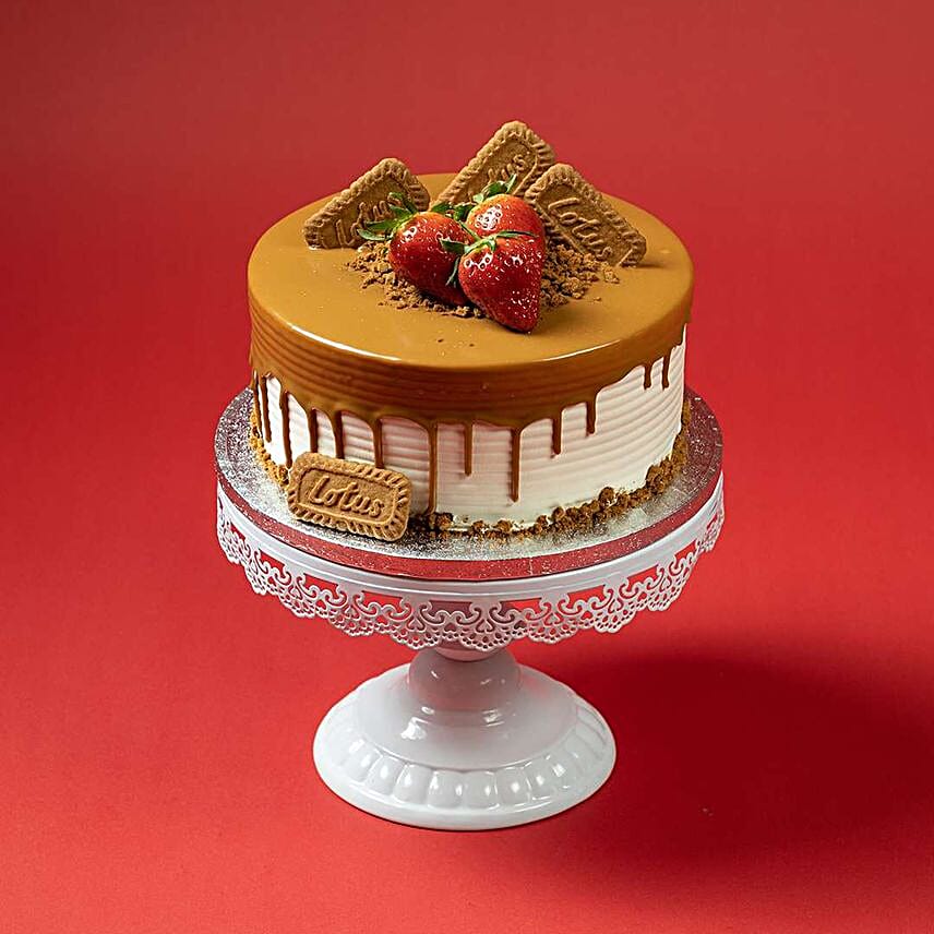 Lotus Biscoff Cake