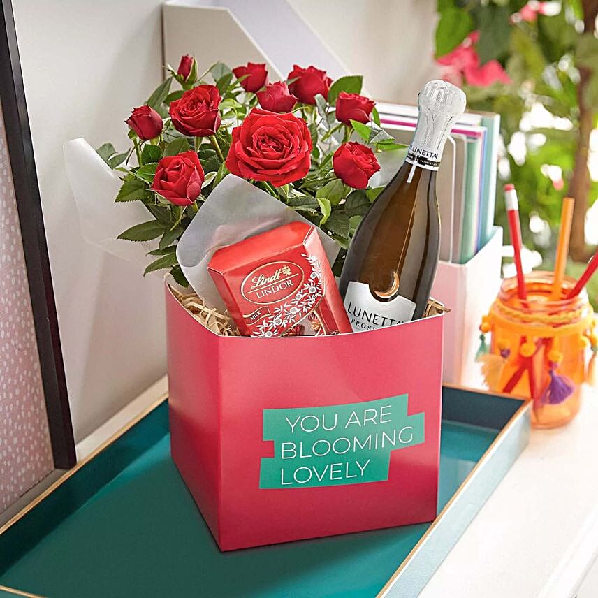 Rosy Anniversary Gift Bundle