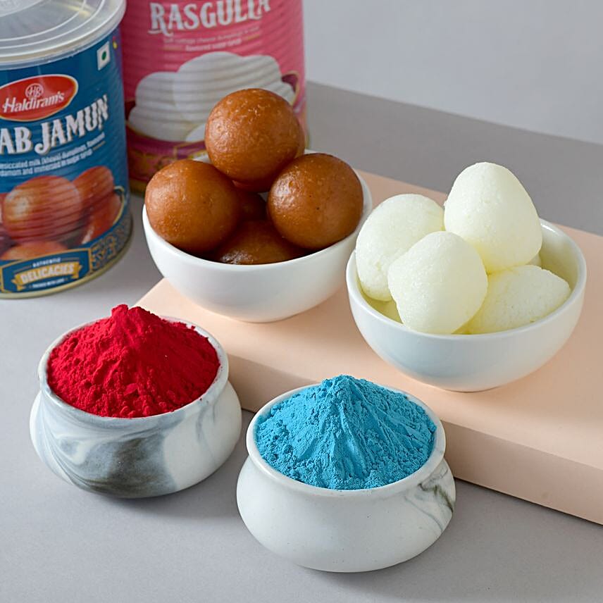 Holi Delight Sweets N Colours Gift Box