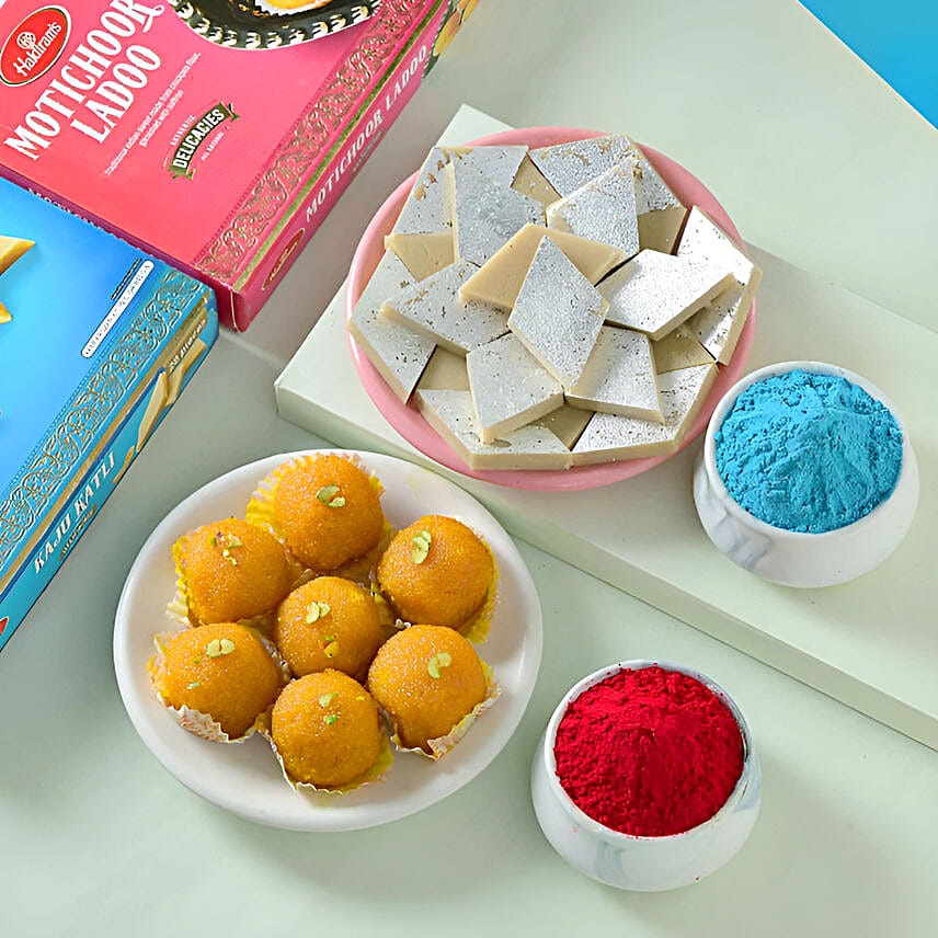 Joyous Holi Sweets N Colours Bundle