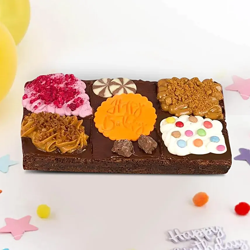 Gourmet Topped Brownie Bars