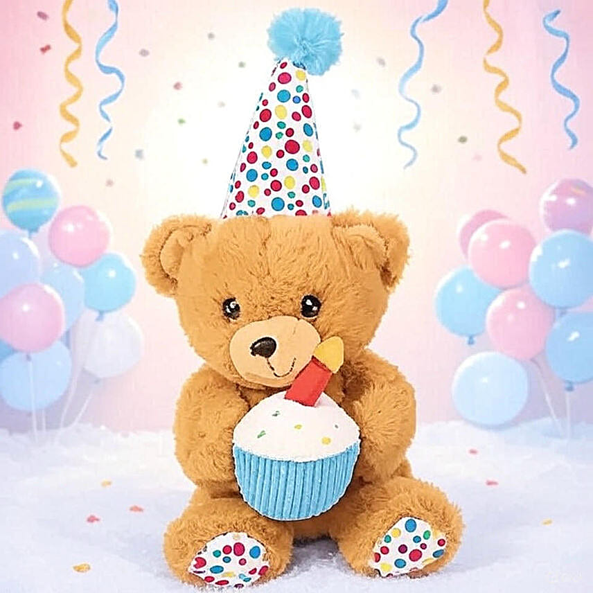 Vanilla Cake N Birthday Bear Set