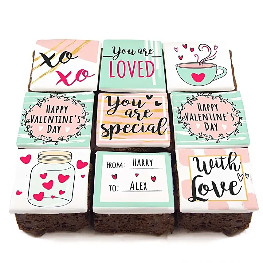 9 Youre Loved Brownies
