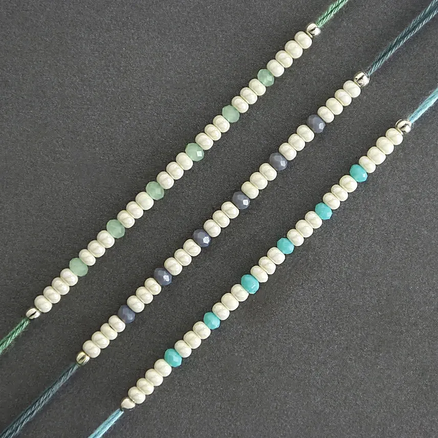 Beads Rakhi Set of 3