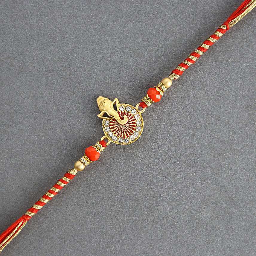Blessed Ganesha Rakhi Combo