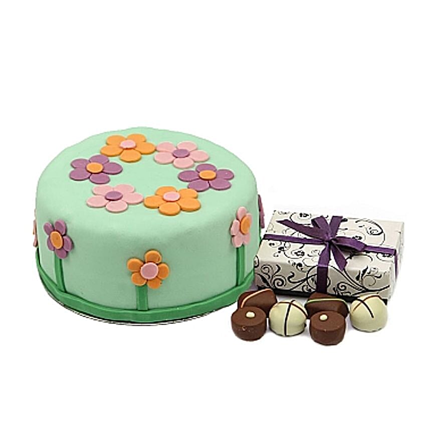 Chocolaets And Cake For Mother