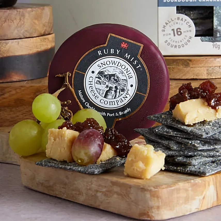 Classic Winter Port And Cheese Hamper