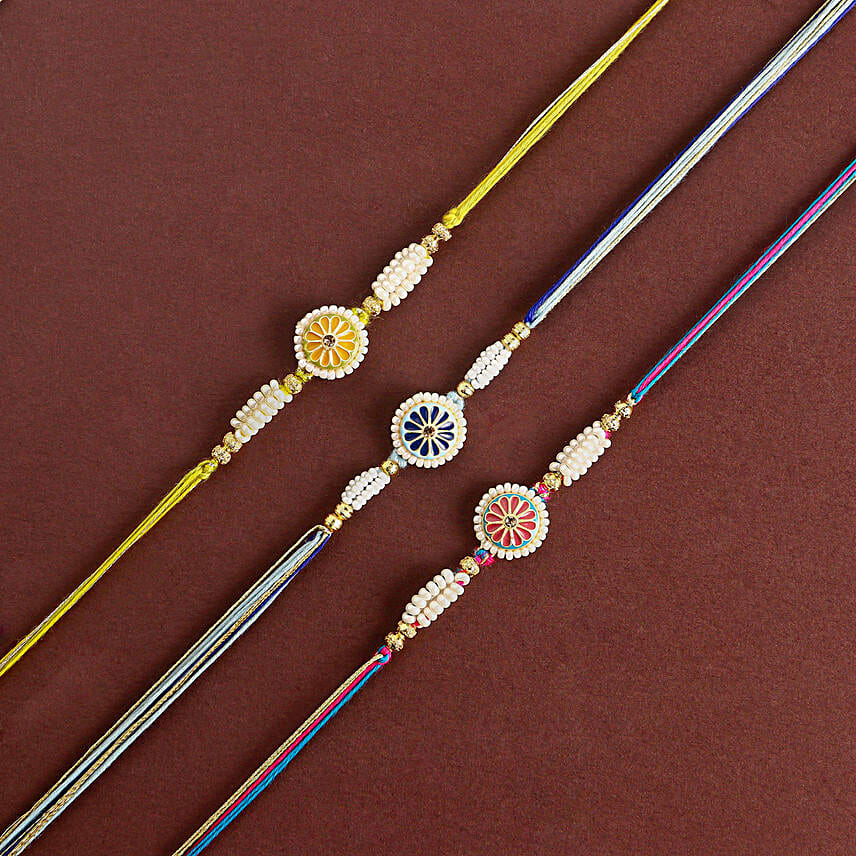 Colours of Heritage Rakhi Set N Lindt Lindor Pack