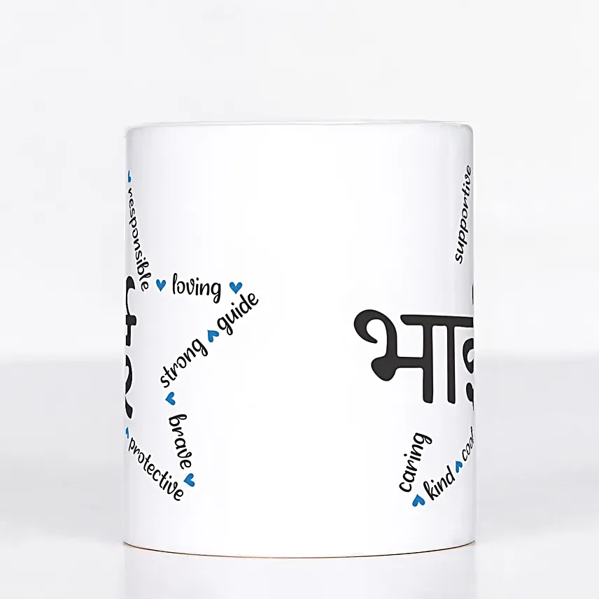 Cultural Charm Rakhi Set N Mug Combo