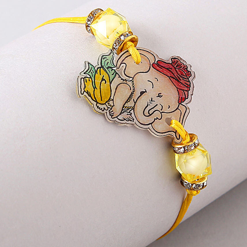 Divine Bal Ganesha Rakhi For Kids