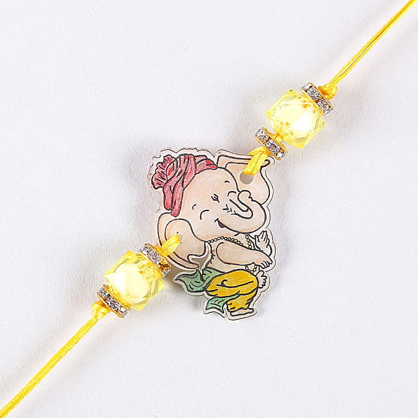 Divine Bal Ganesha Rakhi For Kids