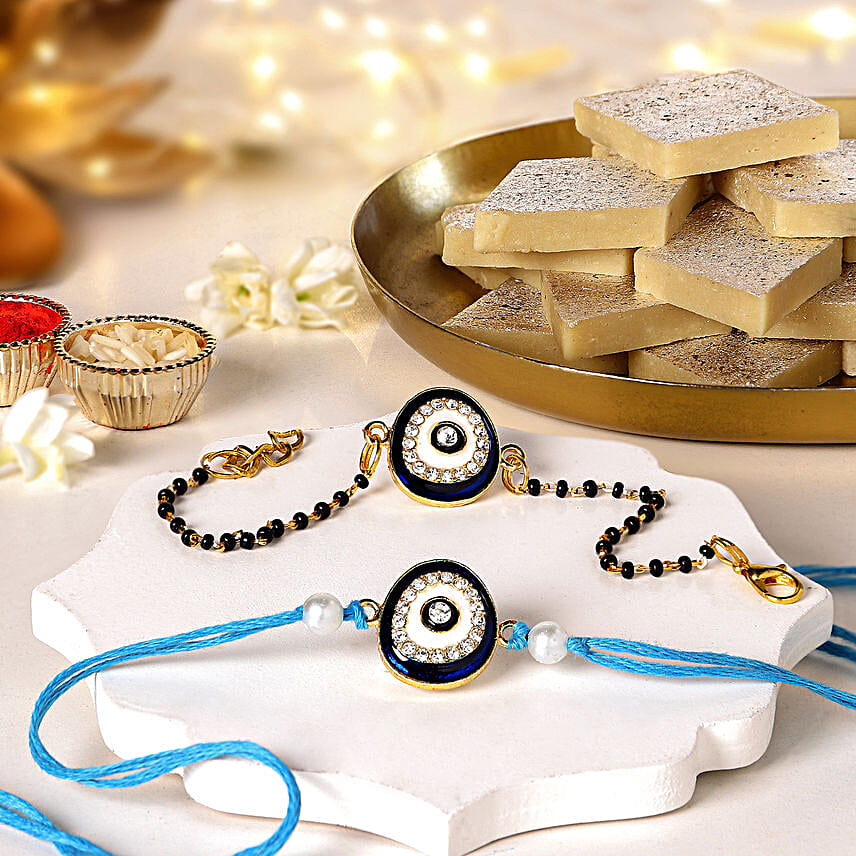 Feng Shui Guardian Evil Eye Bhaiya Bhabhi Rakhi N Delectable Sweets