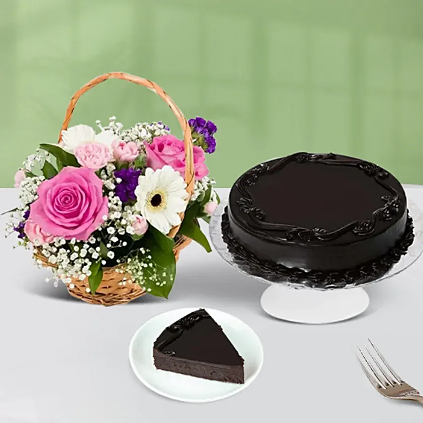 Floral Chocolate Delight Combo