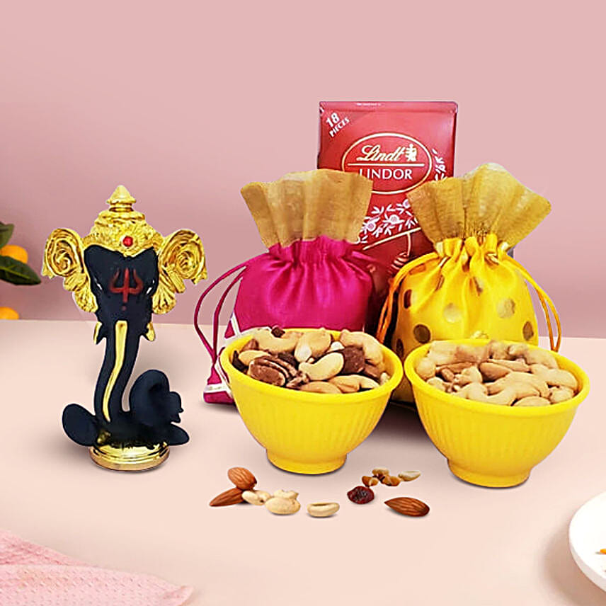 Gnaesha Blessings N Nuts Hamper