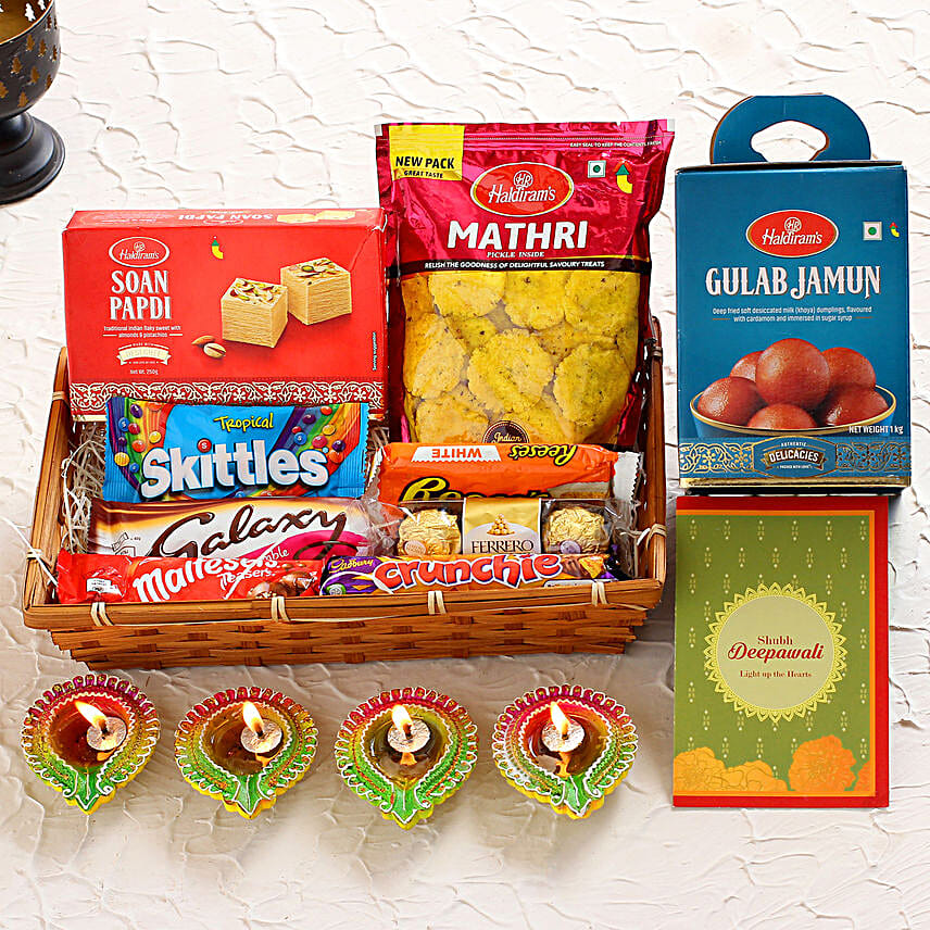 Happy Diwali Sweet And Savoury Treats Hamper