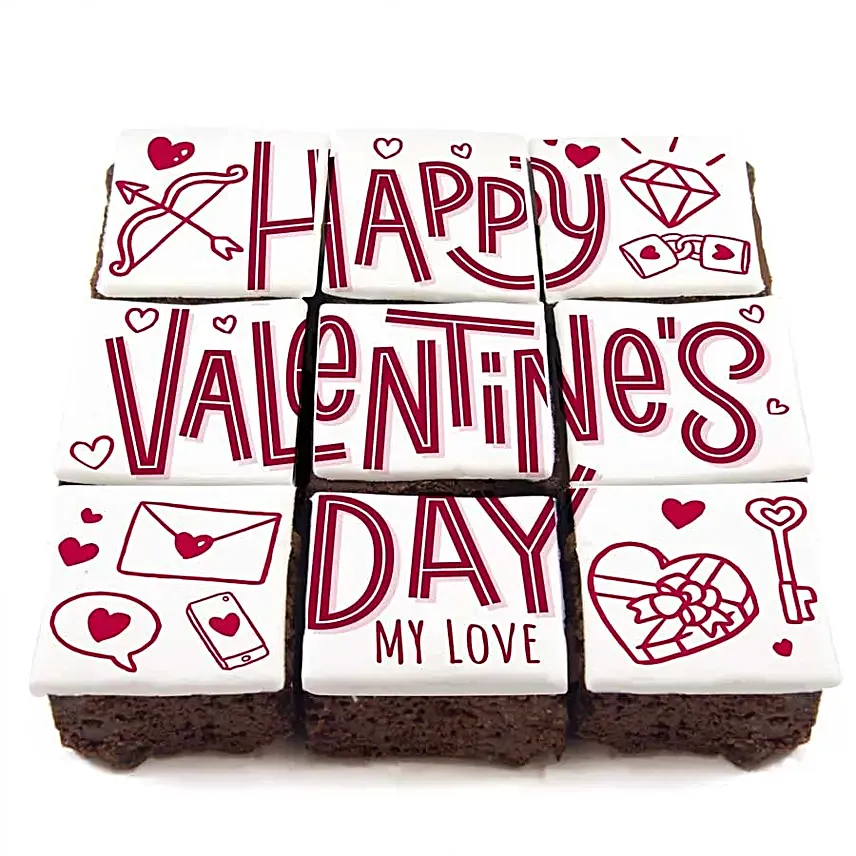 Letterbox Valentines Day Brownies