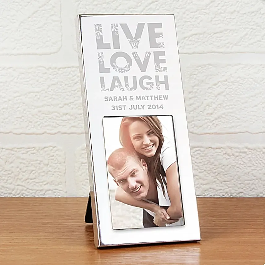 Live Love Laugh Photo Frame