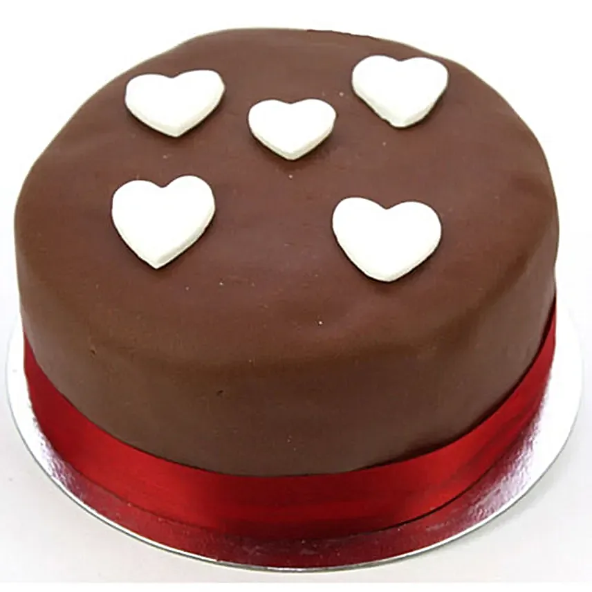 Love Chocolate Heart Cake