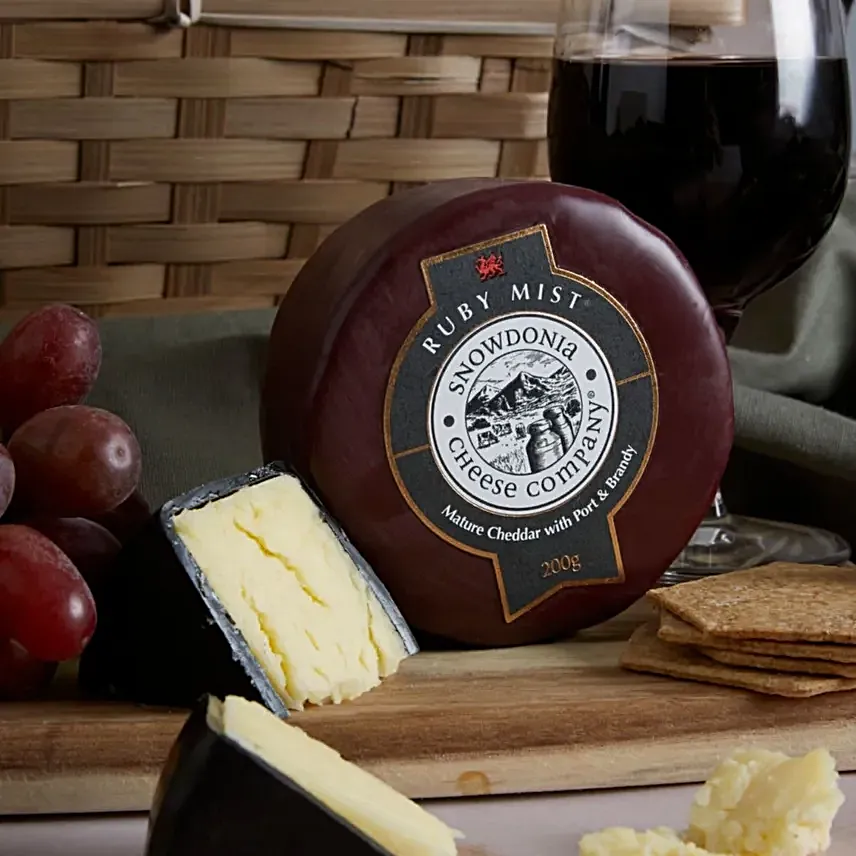 Luxury Port And Cheese Hamper
