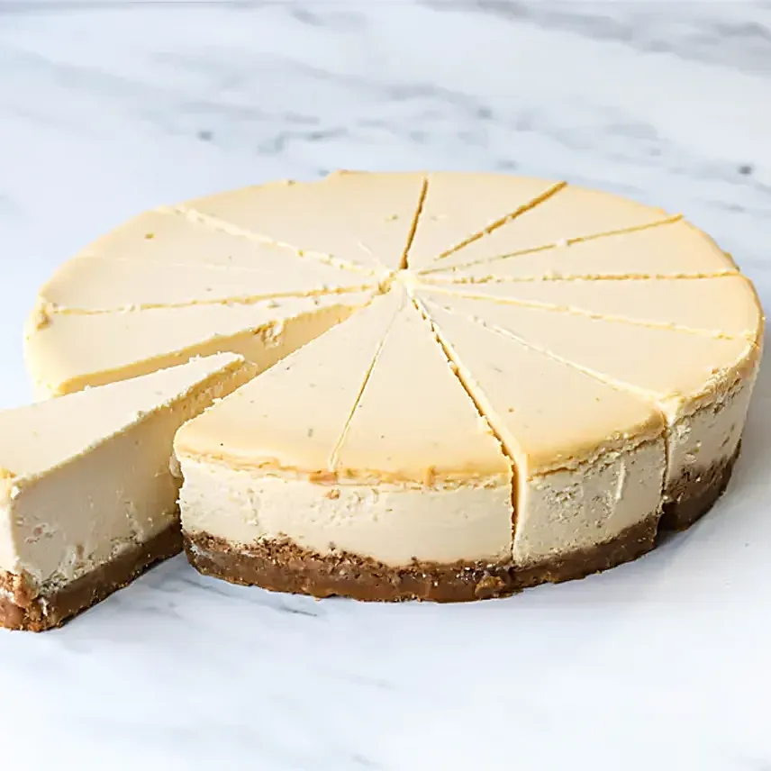 New York Baked Vanilla Cheesecake