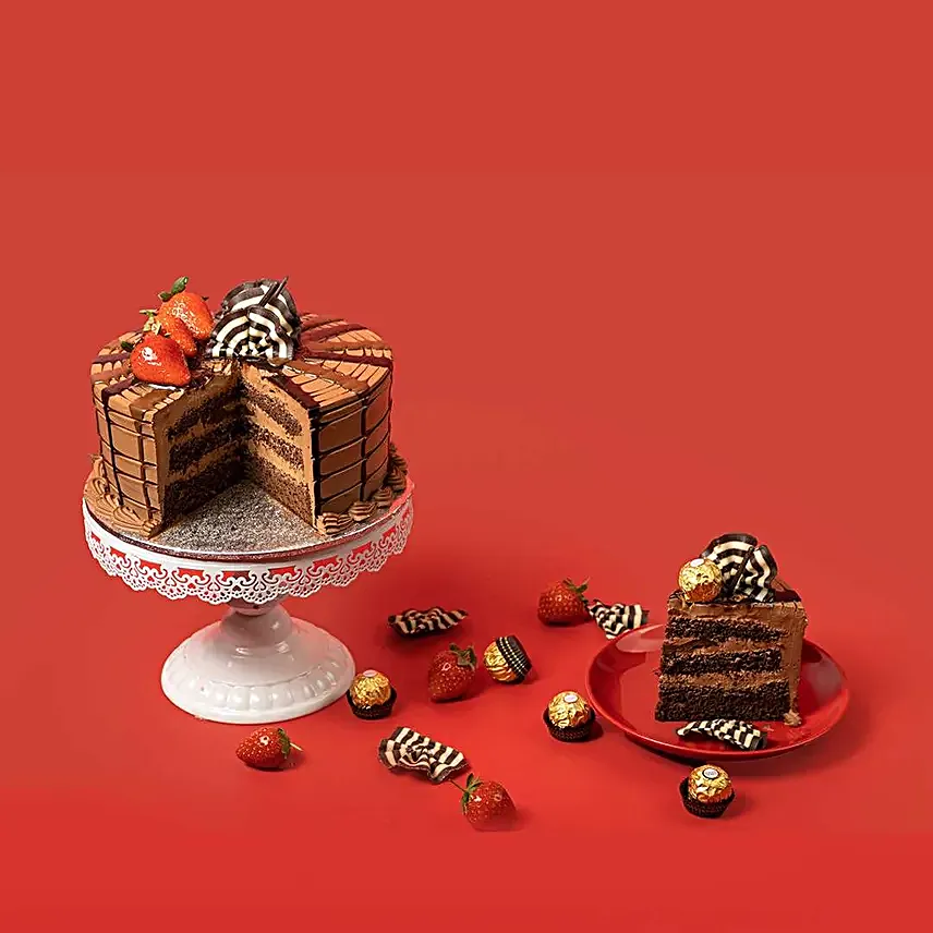 Nutella Twist Sumptuous Cake