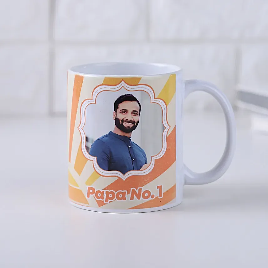 Personalised Fathers Mug N Cushion Combo