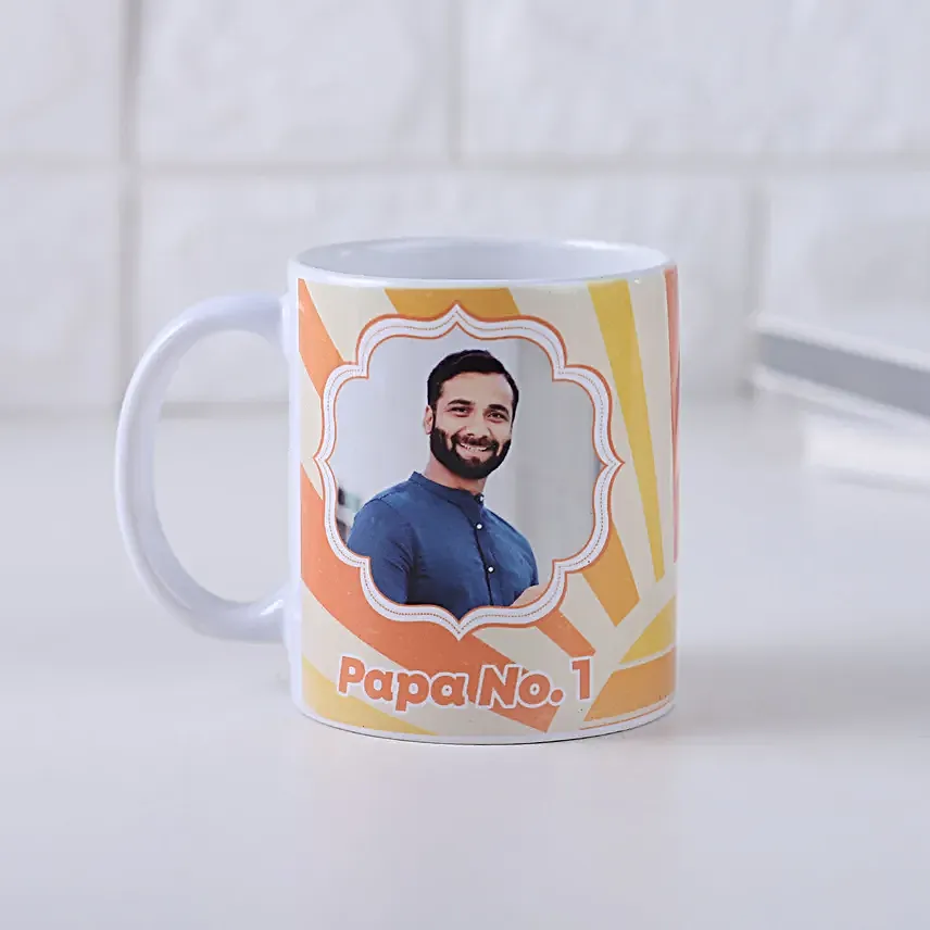 Personalised Fathers Mug N Cushion Combo