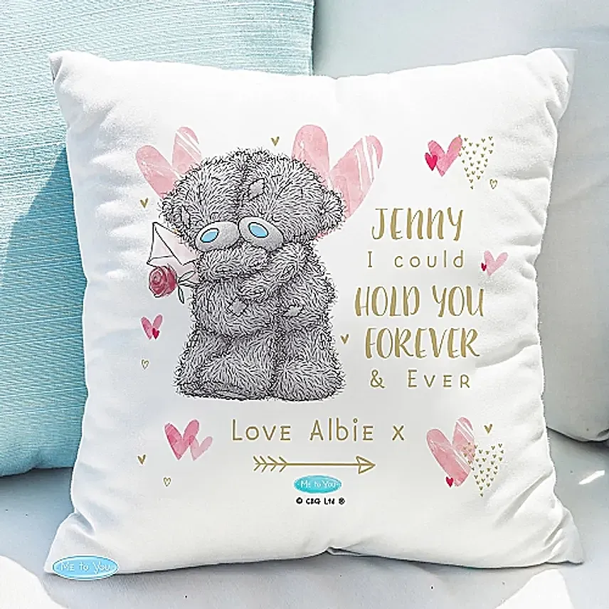 Personalised Me To You Hold You Forever Cushion