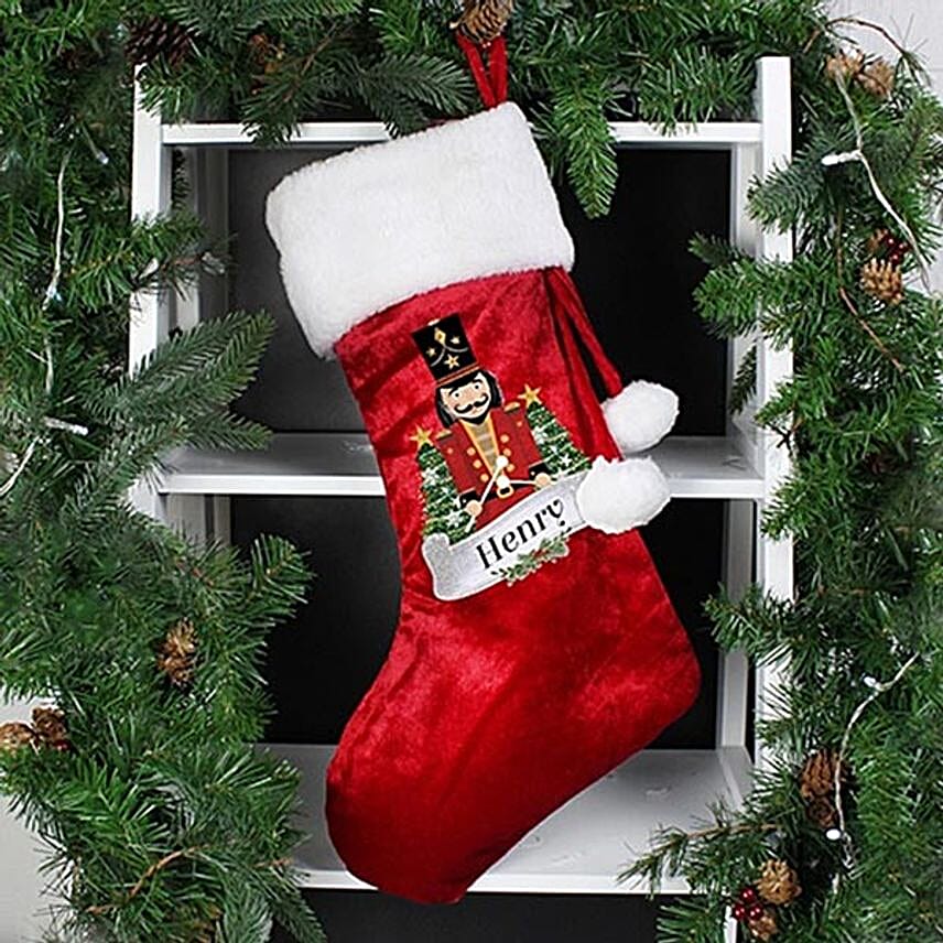 Personalised Red Christmas Stocking