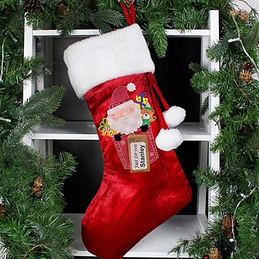 Personalised Snowman And Snowdog Stocking