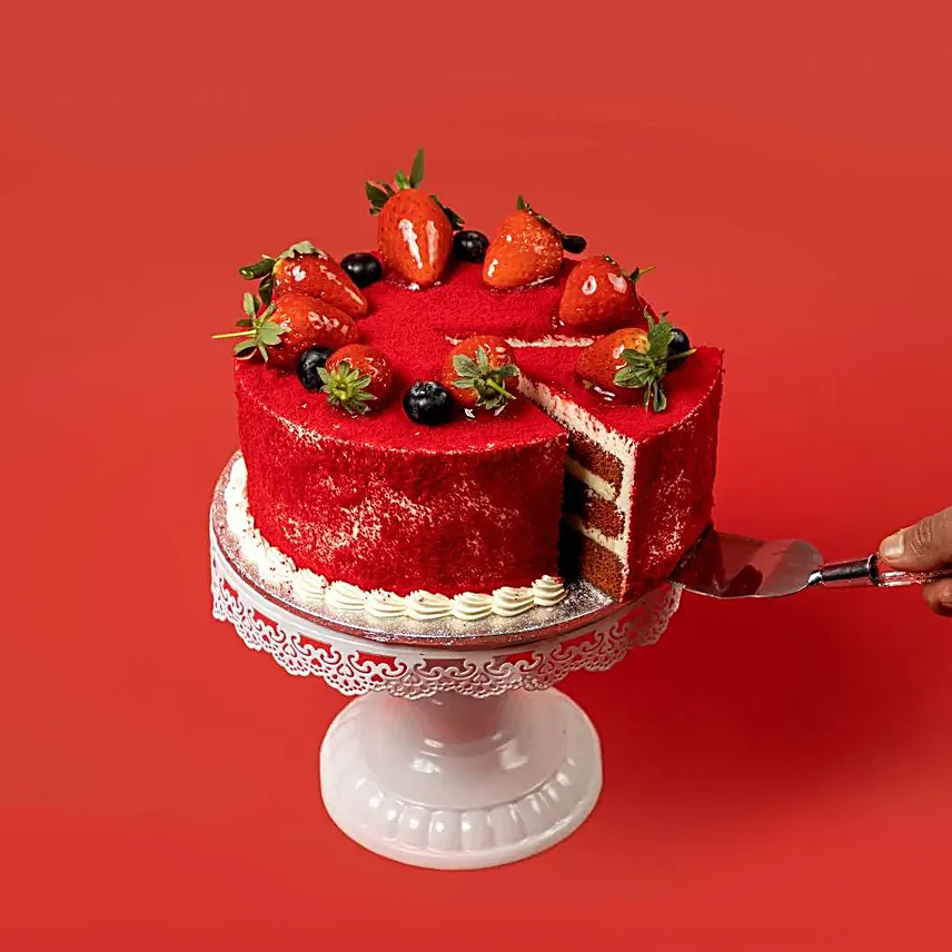 Red Velvet Treat Cake