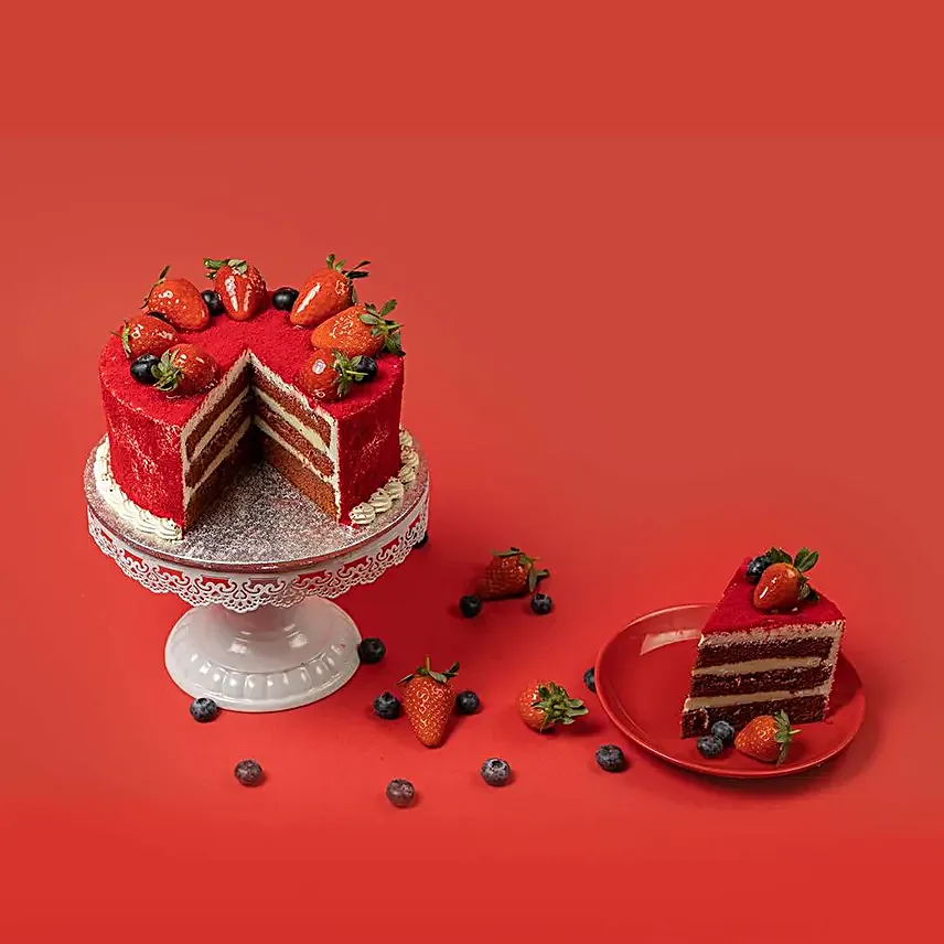 Red Velvet Treat Cake