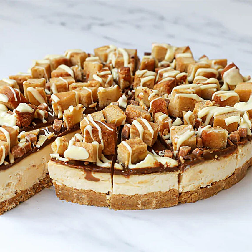 Salted Caramel N Blondie Cheesecake