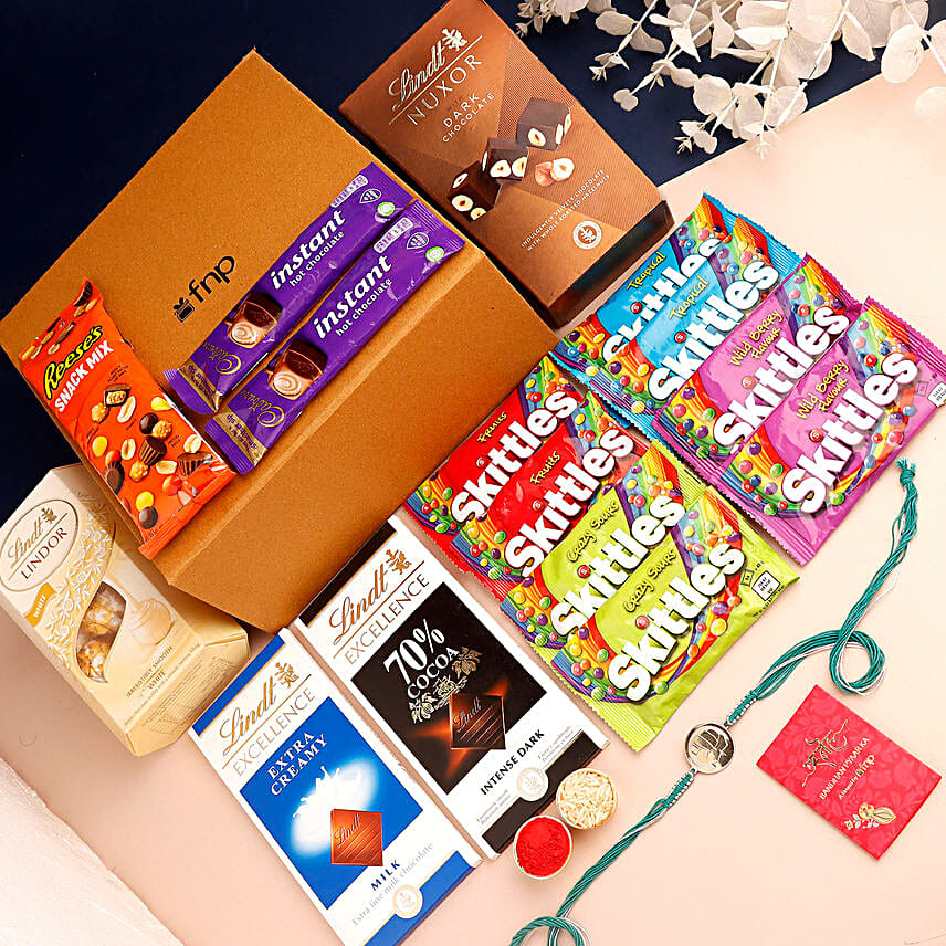 Sneh Kids Hulk Rakhi & Assorted Chocolates
