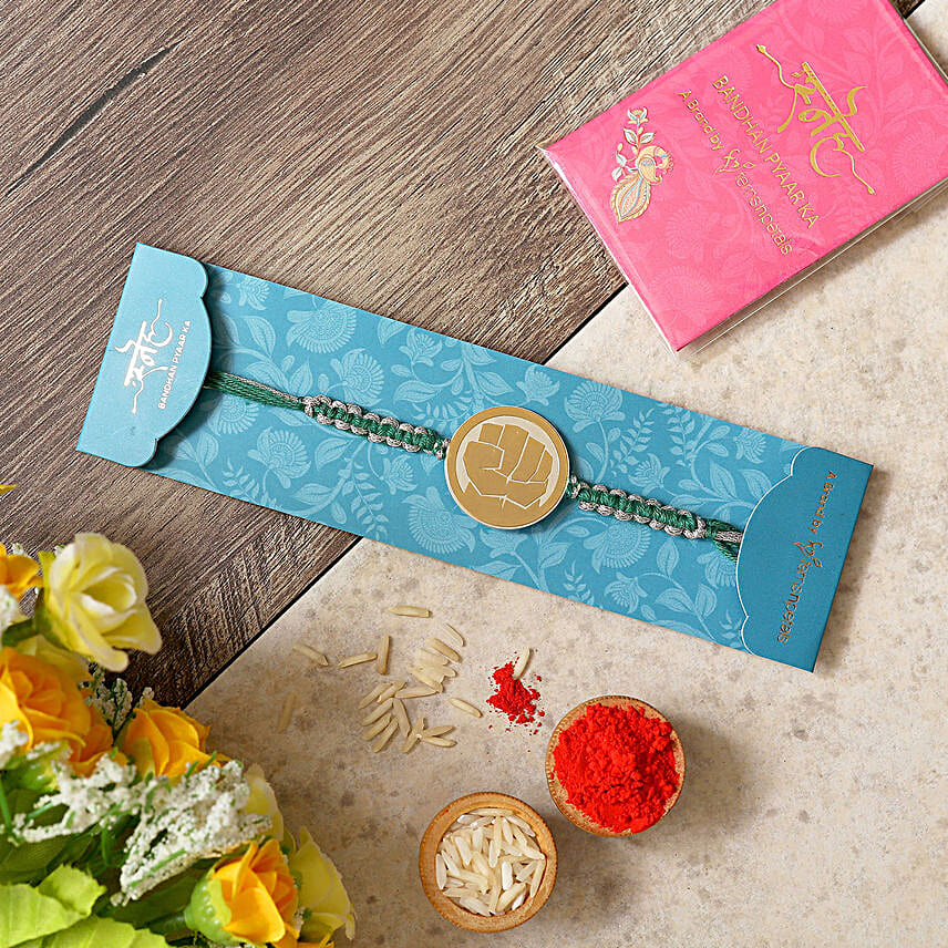 Sneh Kids Hulk Rakhi & Assorted Chocolates Exp
