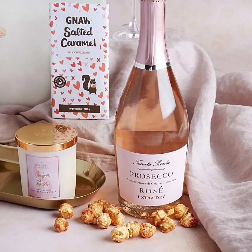 Sparkling Wine And Tasty Treats Hamper
