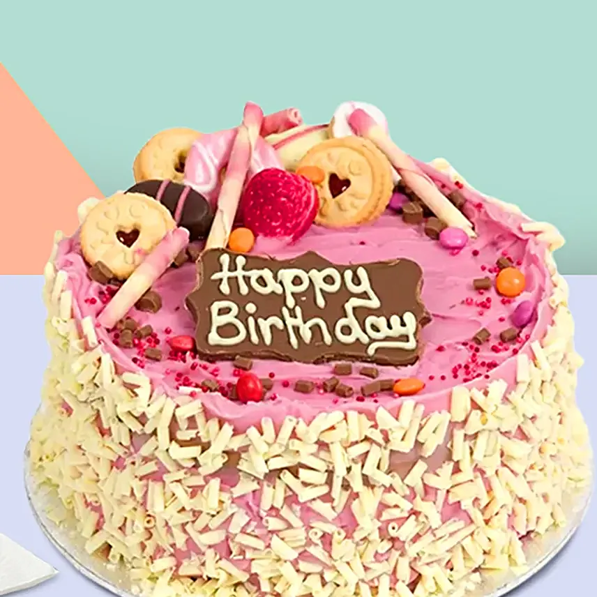 Strawberry and White Chocolate Cake