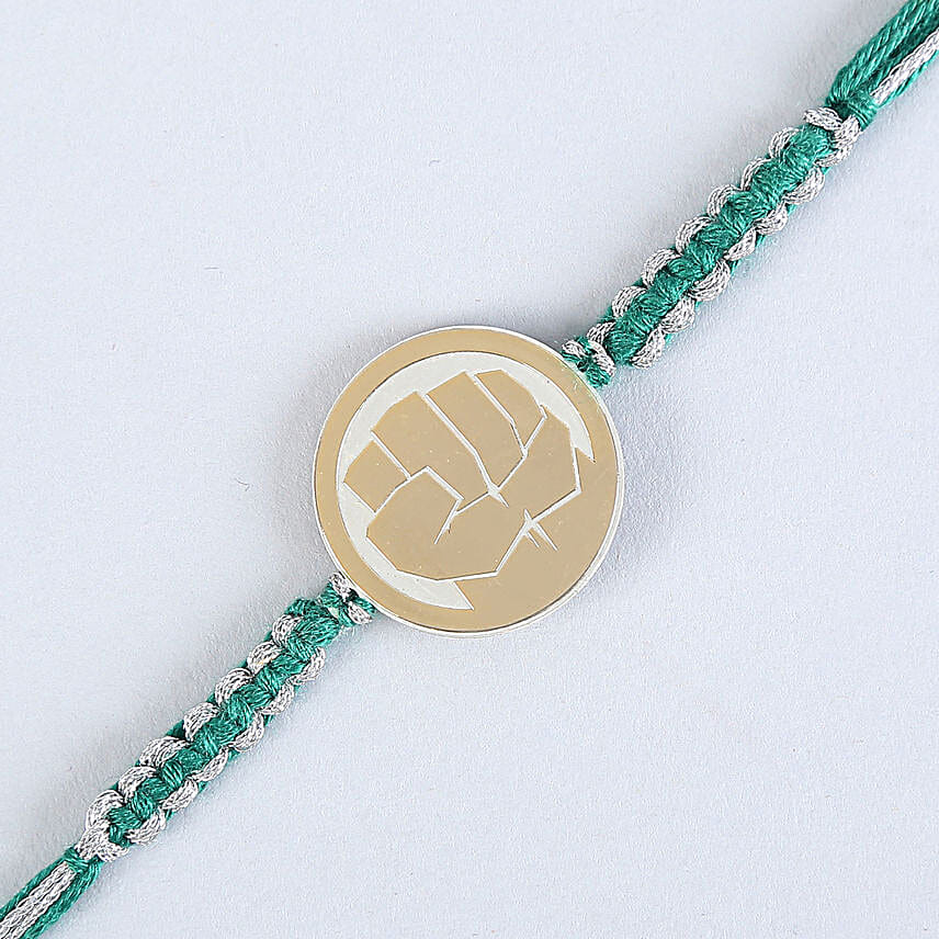 Superhero Metal Hulk Rakhi For Kids